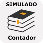 simulado concursos: contador android application logo